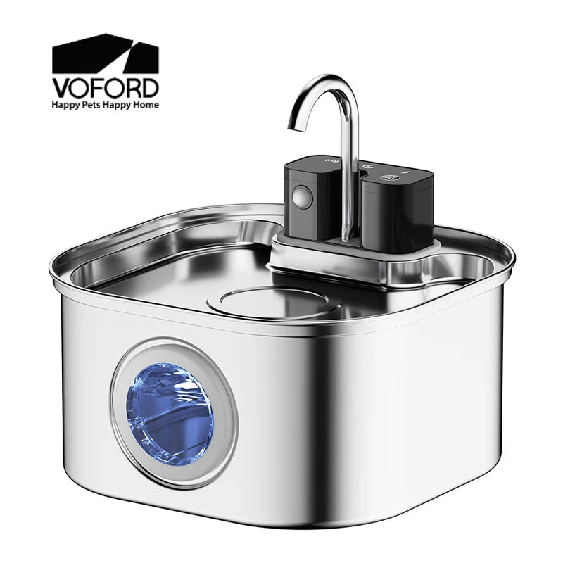 Kabelloser 3,2-Liter Katzen-Wasserbrunnen mit 4000-mAh Akku & Autosensor