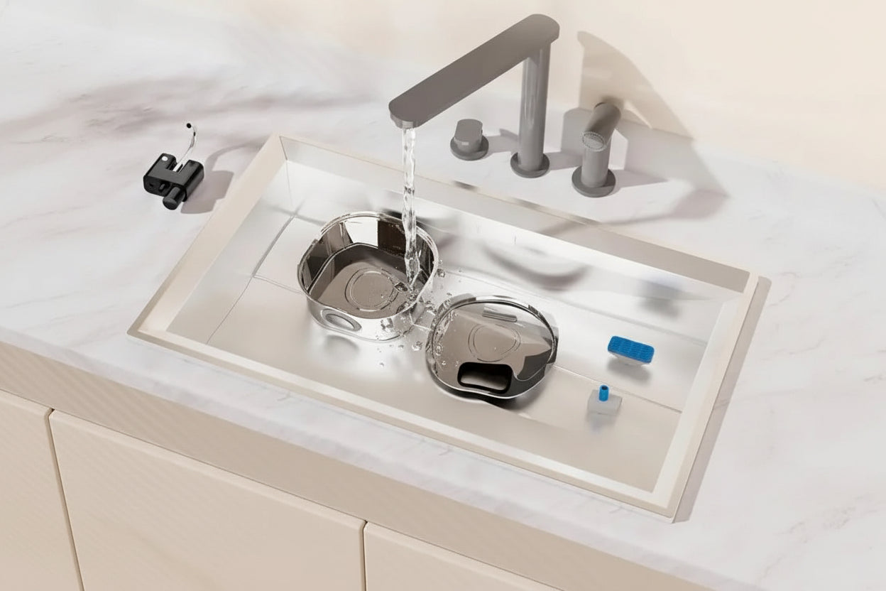 Kabelloser 3,2-Liter Katzen-Wasserbrunnen mit 4000-mAh Akku & Autosensor